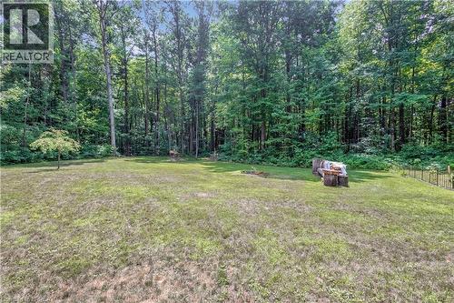 Walking Trails with wooden signage in the forest - 156 St Johns Road W, Simcoe, ON - Outdoor