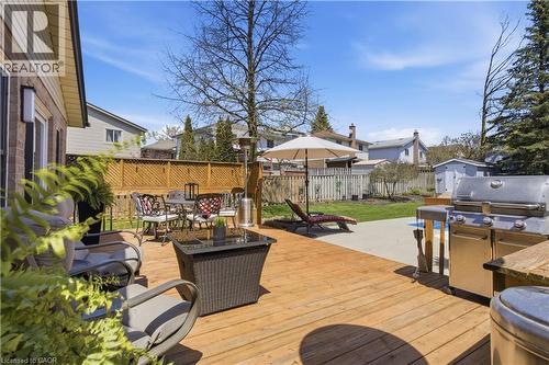 125 Covington Crescent, Kitchener, ON - Outdoor With Deck Patio Veranda