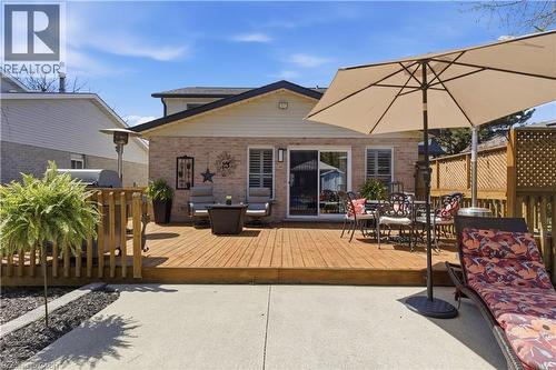 125 Covington Crescent, Kitchener, ON - Outdoor With Deck Patio Veranda With Exterior