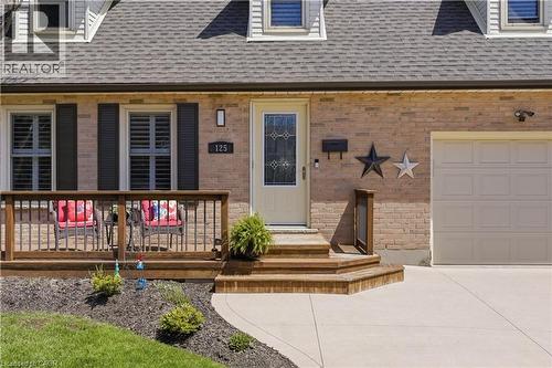 125 Covington Crescent, Kitchener, ON - Outdoor With Deck Patio Veranda