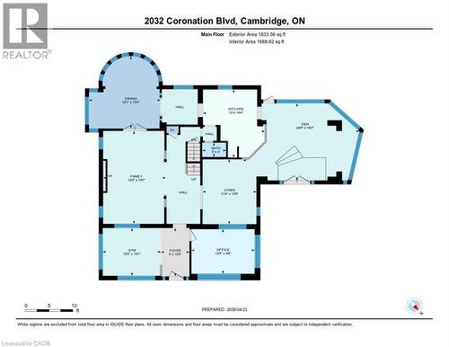 Floor plan - 2032 Coronation Boulevard, Cambridge, ON - Other