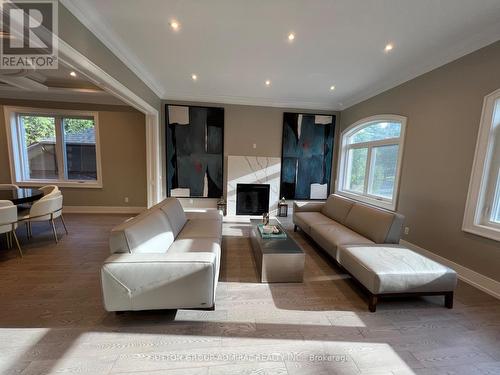 1060 Kipling Avenue, Toronto, ON - Indoor Photo Showing Living Room With Fireplace