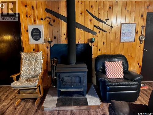 2 Ermine Place, Weyakwin, SK - Indoor With Fireplace