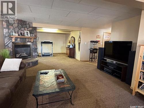 404 Herbert Street, Maple Creek, SK - Indoor With Fireplace