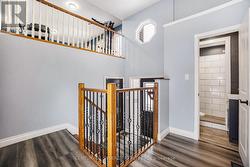 Side door entrance on main level. - 