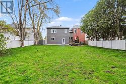 Fully fenced private backyard. - 