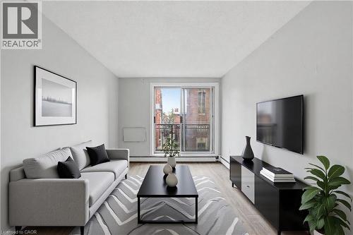 Virtual Staged Photo - 30 Summit Avenue Unit# 303, Hamilton, ON - Indoor Photo Showing Living Room