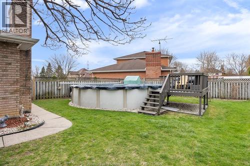 12314 Funaro Crescent, Tecumseh, ON - Outdoor With Above Ground Pool