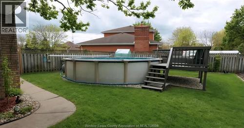 12314 Funaro Crescent, Tecumseh, ON - Outdoor With Above Ground Pool