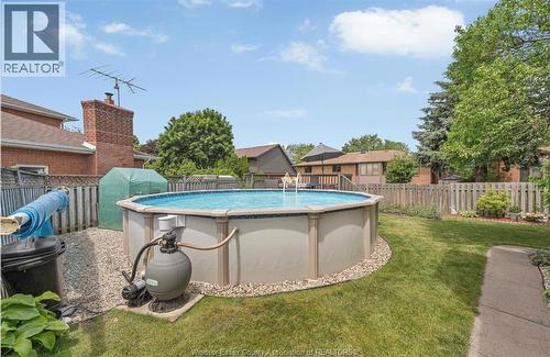 12314 Funaro Crescent, Tecumseh, ON - Outdoor With Above Ground Pool