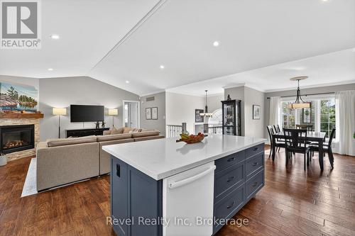 87 Trout Lane, Tiny, ON - Indoor With Fireplace