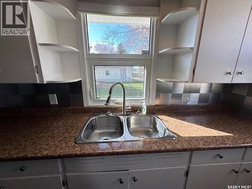 16 Mcculloch Street, Fillmore, SK - Indoor Photo Showing Kitchen With Double Sink