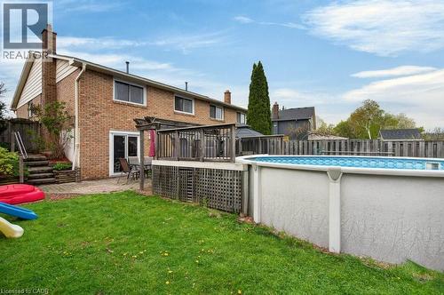 56 Brookstream Court, Hamilton, ON - Outdoor With Above Ground Pool