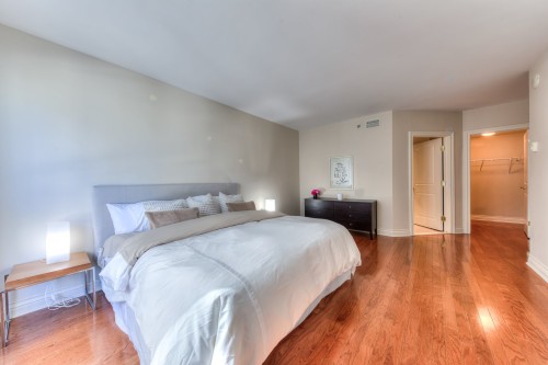 Chambre à coucher - 18C-1210 Boul. De Maisonneuve O., Montréal (Ville-Marie), QC - Indoor Photo Showing Bedroom