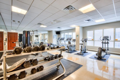 Salle d'exercice - 18C-1210 Boul. De Maisonneuve O., Montréal (Ville-Marie), QC - Indoor Photo Showing Gym Room