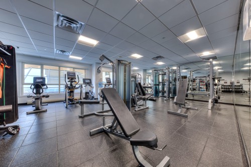 Salle d'exercice - 18C-1210 Boul. De Maisonneuve O., Montréal (Ville-Marie), QC - Indoor Photo Showing Gym Room