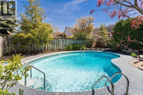 106 Maple Drive, Hamilton, ON - Outdoor With In Ground Pool With Backyard