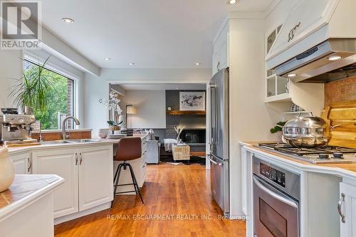 1067 Fair Birch Drive, Mississauga, ON - Indoor Photo Showing Kitchen With Stainless Steel Kitchen With Double Sink
