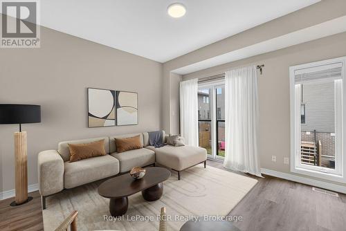 Virtually Staged - 45 Winters Crescent, Collingwood, ON - Indoor Photo Showing Living Room