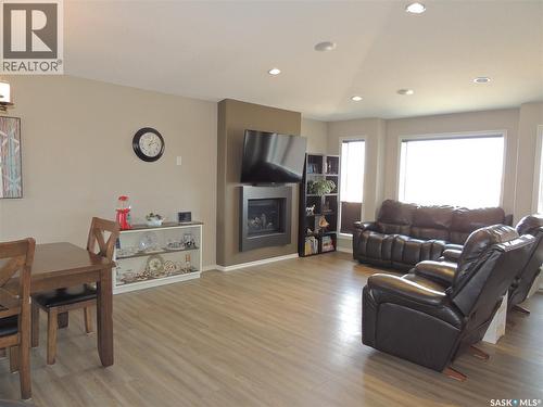 Anderson Acreage, Estevan Rm No. 5, SK - Indoor Photo Showing Living Room With Fireplace