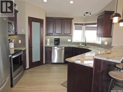 Anderson Acreage, Estevan Rm No. 5, SK - Indoor Photo Showing Kitchen With Upgraded Kitchen