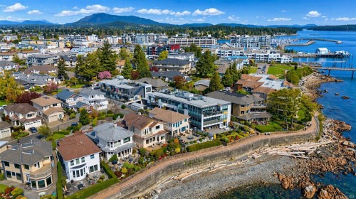 12-9667B First St, Sidney, BC - Outdoor With Body Of Water With View