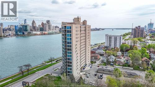 1225 Riverside Unit# 710, Windsor, ON - Outdoor With Body Of Water With View