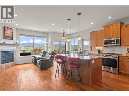 500 Balsam Court, Vernon, BC - Indoor With Fireplace