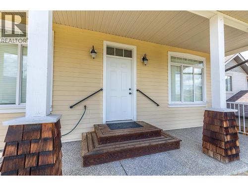 Main entrance - 479 Middleton Way, Coldstream, BC - Outdoor With Deck Patio Veranda With Exterior