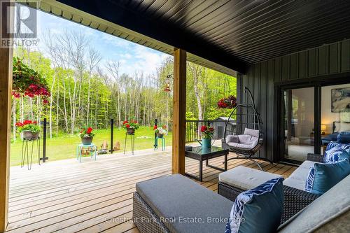Deck wired for heaters - 149 Lynx Drive, Kearney, ON 