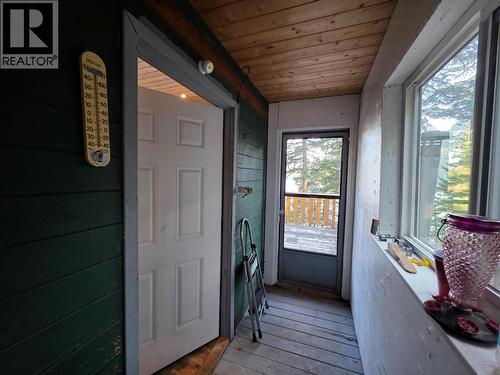 Door into home and door out to back deck - 6453 Pinaus Lake Road, Falkland, BC 