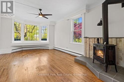 COZY GAS FIREPLACE IN LIVING ROOM - 1663 5Th Avenue E, Owen Sound, ON 