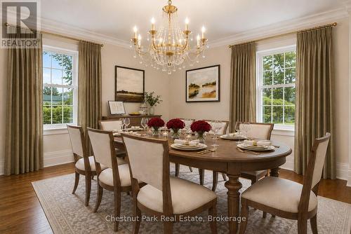 GORGEOUS DINING ROOM - VIRTUALLY STAGED - 1663 5Th Avenue E, Owen Sound, ON 