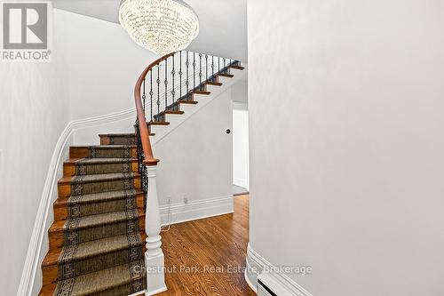 GRAND STAIRCASE LEADING TO 2ND LEVEL - 1663 5Th Avenue E, Owen Sound, ON 