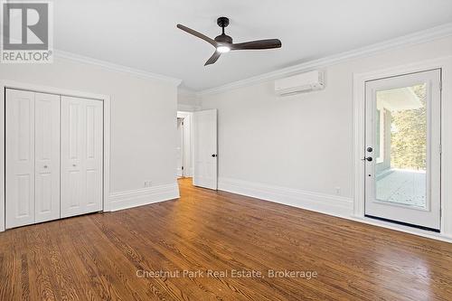 PRIMARY BEDROOM WITH WALK OUT TO BALCONY - 1663 5Th Avenue E, Owen Sound, ON 