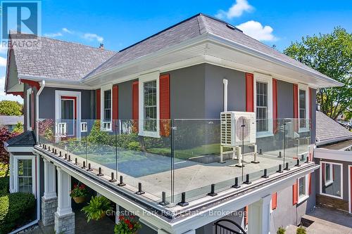 DOOR FROM PRIMARY TO BALCONY WITH GLASS SURROUND - 1663 5Th Avenue E, Owen Sound, ON 