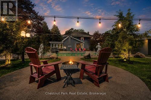 RELAX BY THE FIREPIT BESIDE THE POOL - 1663 5Th Avenue E, Owen Sound, ON 