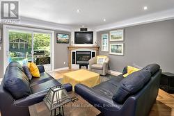 Cozy Family Room with walk-out - 