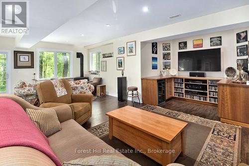 Beautifully finished Lower Level - 157 Glen Fiddish Road, West Grey, ON - Indoor Photo Showing Living Room