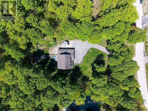 Lots of parking space + front and rear garages - 157 Glen Fiddish Road, West Grey, ON - Outdoor