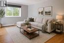 Living Room with virtual Staging - 406 - 280 Brittany Drive, Ottawa, ON 