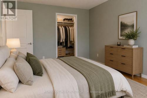 Primary Bedroom with Virtual Staging - 406 - 280 Brittany Drive, Ottawa, ON 