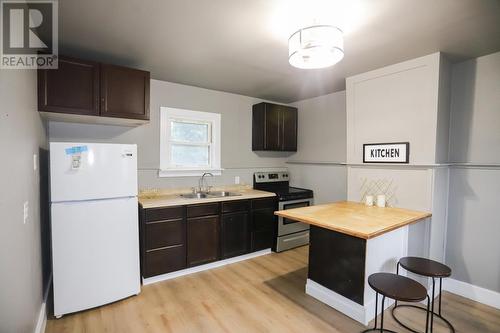 299 Goulais Ave, Sault Ste Marie, ON - Indoor Photo Showing Kitchen With Double Sink