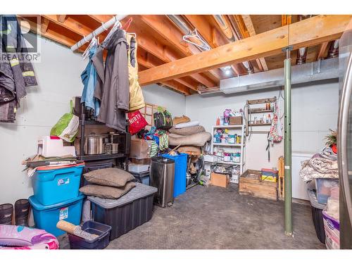 Storage area with direct access to outside. - 6596 Lavington Way, Coldstream, BC 