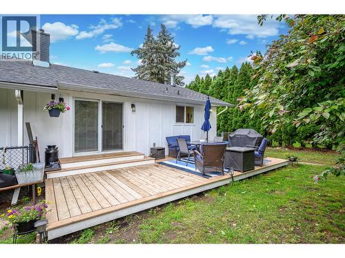 New deck in summer of 2024 - 6596 Lavington Way, Coldstream, BC 