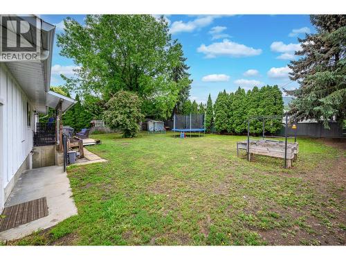 Plenty of space in this flat backyard - 6596 Lavington Way, Coldstream, BC 