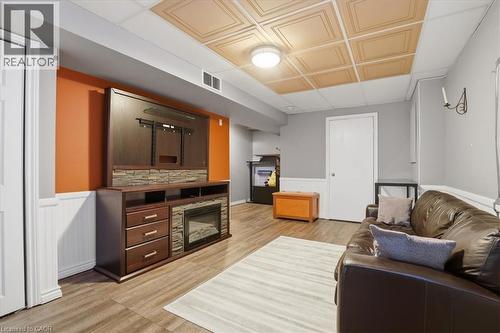 20 Ridgeway Crescent, Kitchener, ON - Indoor With Fireplace