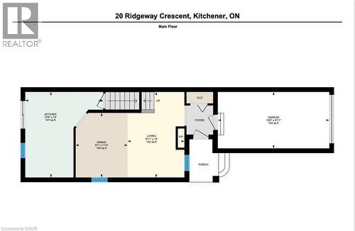 Floor plan - 20 Ridgeway Crescent, Kitchener, ON - Other