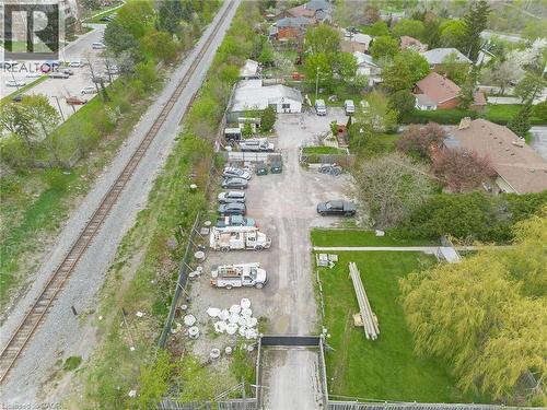 Expansive gravel lot with multiple vehicles and equipment - 262-270-276 Hixon Road, Hamilton, ON 