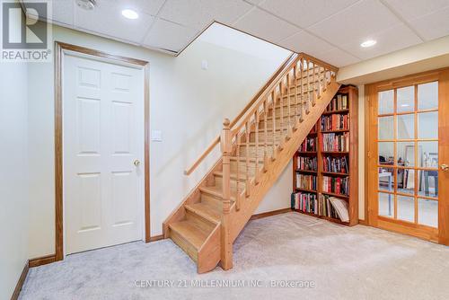 Stairs to lower level and door to office - 402047 County Rd 15, East Luther Grand Valley, ON 